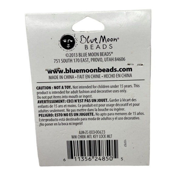 Blue Moon Beads Designs By Me Key Charm & Insect Mix Beads 13PC NEW - Picture 5 of 6